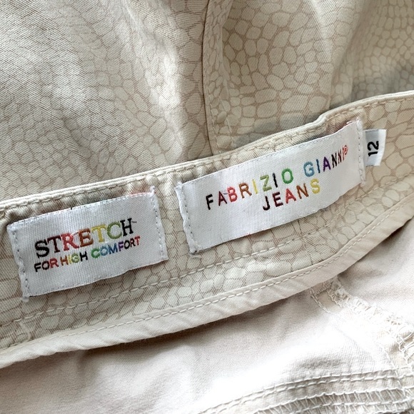 Fabrizio Gianni Snake Print Slim Fit Jeans - Picture 7 of 7